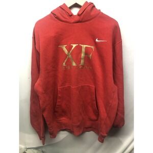 Nike XF Club Fleece Pullover Hoodie Size Medium Y2K Vintage Millennium yr2000